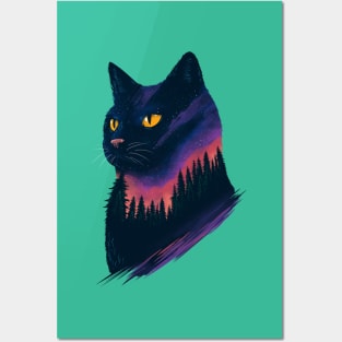 cat Posters and Art